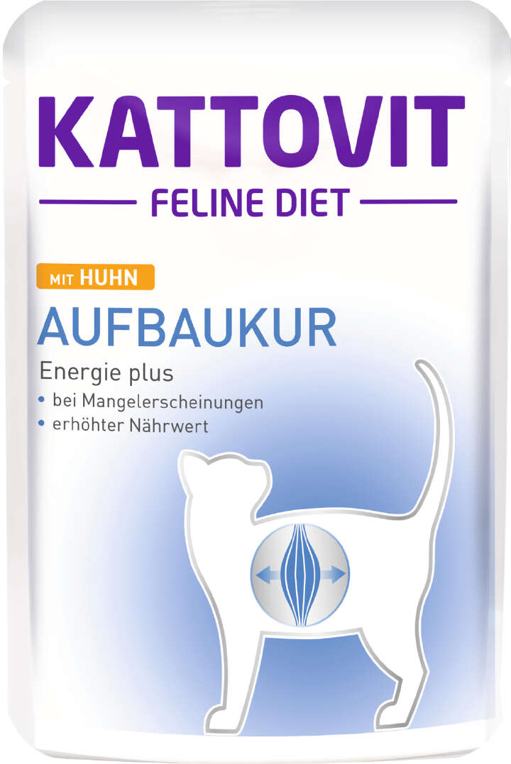 KATTOVIT Katzen-Nassfutter Aufbaukur Huhn